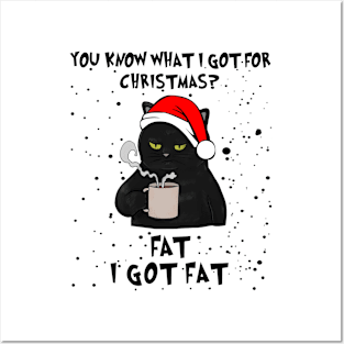 You Know What I Got For Christmas I Got Fat Posters and Art